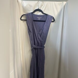 Toad & Co wrap sleeveless dress size XL
